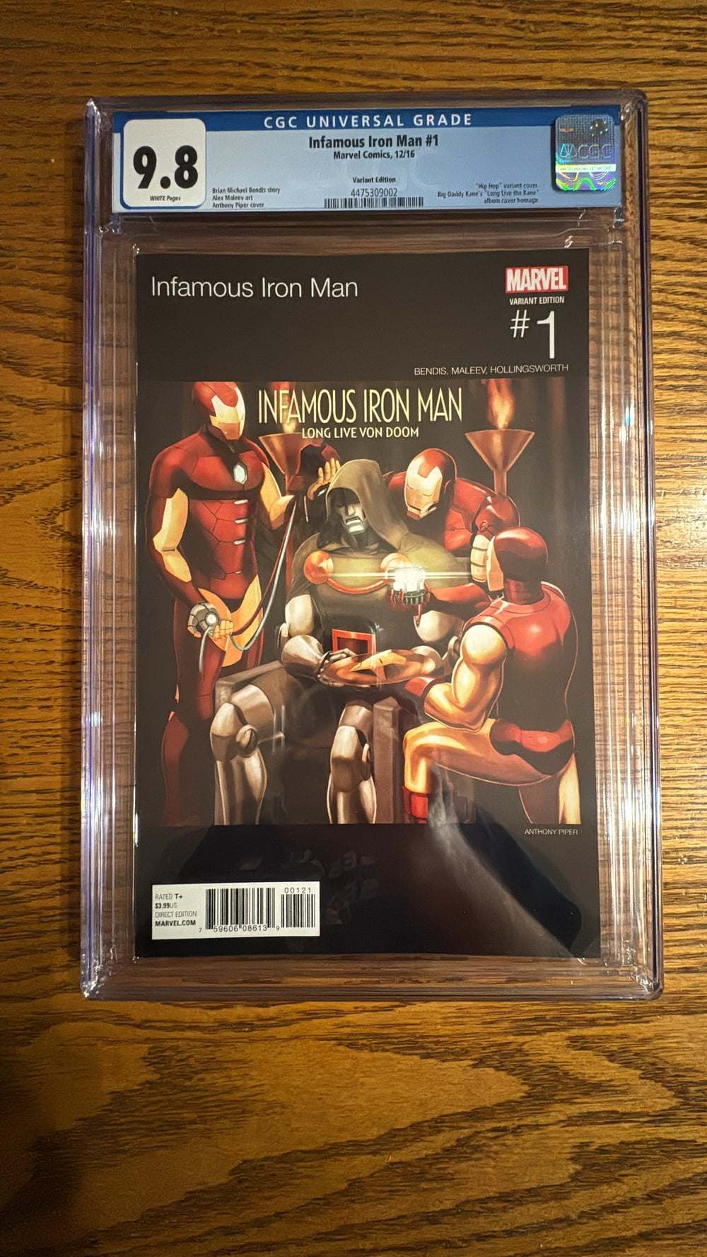 Infamous Iron Man #1 - CGC 9.8 Comic Book
