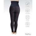 thumbnail image 6 of MeMoi Women's Corduroy Back Boning Support Maternity Leggings (Small, Black), 6 of 7
