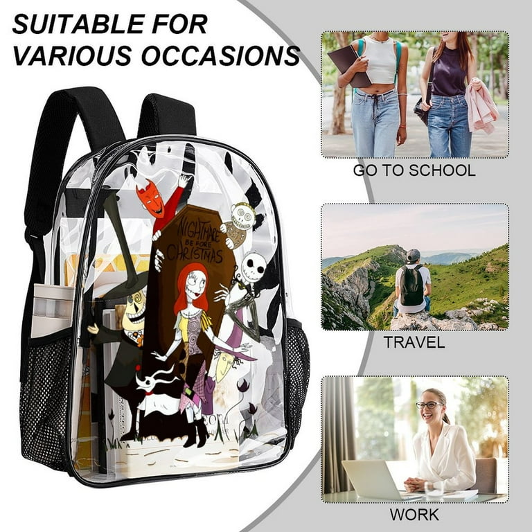 Custom Christmas Backpack, Large Capacity Waterproof School Bag, Personalize sale Schoolbag with Picture&Name, Multi-Function School Bags