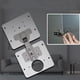 thumbnail image 5 of Billuyoard Placa de reparación de bisagras para muebles, acero resistente a la oxidación, mejora del hogar, muebles, armario, puerta, bisagras, Conjuntos de muebles de dormitorio Deflector+tornillo Billuyoard HA007198-01, 5 of 6