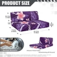 thumbnail image 7 of Uorisanigo RV Dinette Cushion Covers Washable Cushion Slipcovers Stretchable 2-Piece Set Purple Polynesian Print Sofa Chair Cover Furniture Protector for RV Camper Car Bench Seats, 7 of 7