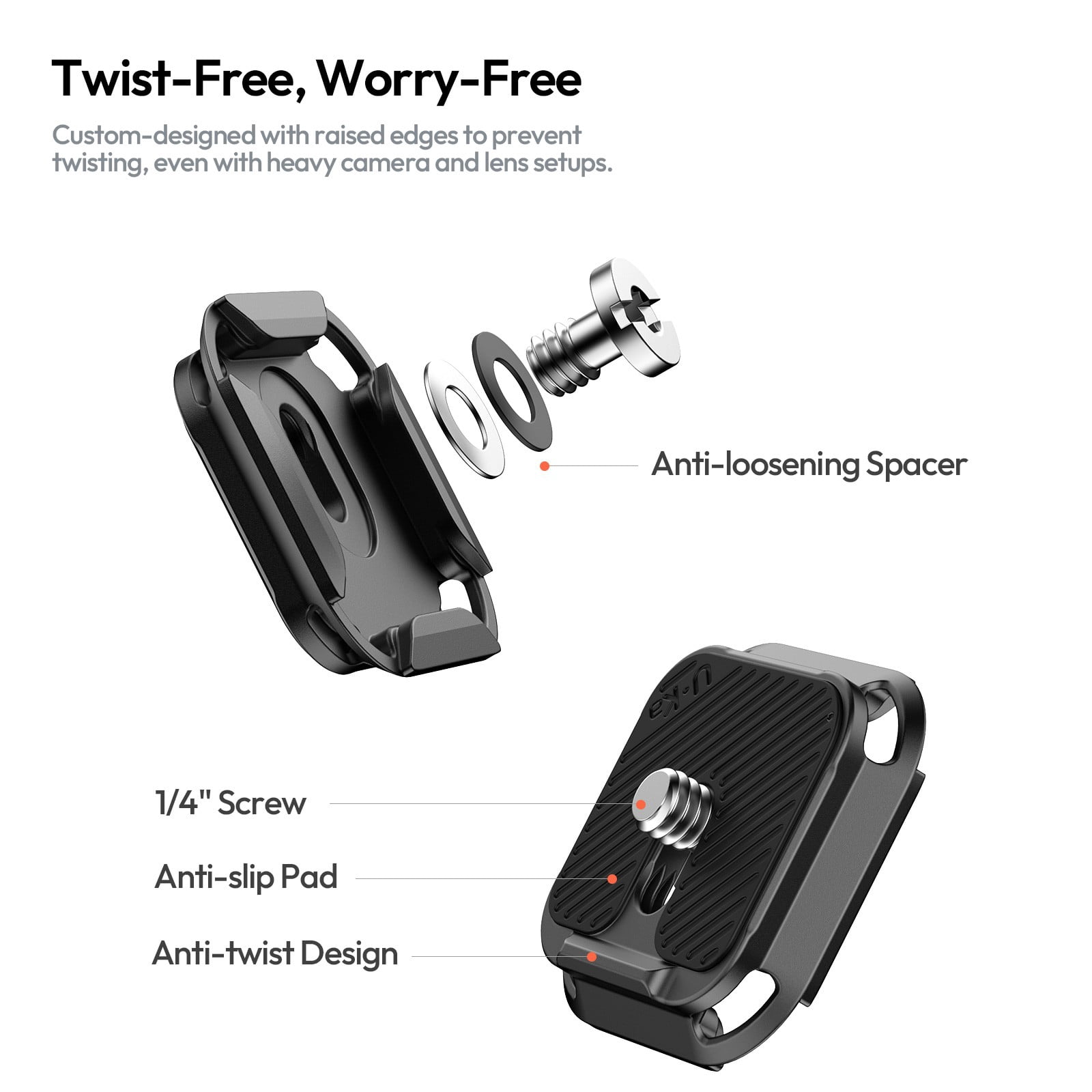 Ulanzi TT30 Portable Travel Tripod, Lightweight Aluminum Compact Camera Tripod with Ball Head, 1/4" Mount for Photography & Video