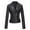 Black jacket for women, variant on Usmixi 2023 Winter Womens Leather Jacket Womens Fashion Moto Biker Bomber Jacket Fall Lightweight Faux Leather Coat Casual Solid Lapel Long Sleeve Zip up Pocket Slim Short Outwear Up to 65% off