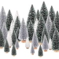 thumbnail image 1 of 30pcs Mini Weihnachtsbaum Weihnachtsdeko Knstlicher , 5 Gren Weihnachtsbaum Klein mit Holz Basis, Weihnachtsbaum mit Schnee , Tischdeko Weihnachten(Du, 1 of 5