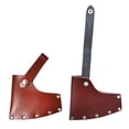 thumbnail image 2 of Hatchets Protective Case Waterproof Hatchets Sheath Leather Texture for Outdoor Camping with Leather Cover Secures Waist Carry, 2 of 8