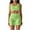 Green, variant on Summer Fsshion Two Piece of Outfits for Womens Plus Size Casual Spring Summer Sleeveless Round-Neck Blouses & Shirts Sets