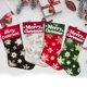 thumbnail image 2 of Medias navideñas de tela para niños, calcetín de Papá Noel, bolsa de dulces, muñeco de nieve, ciervo, bolsillo colgante, adorno de árbol de Navidad, regalo de Año Nuevo 2023, 2 of 4