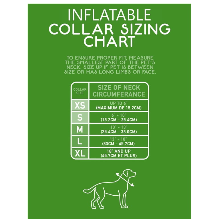 Calm Paws Basics Inflatable Adjustable Collar, Medium photo 2