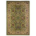 thumbnail image 1 of HomeRoots 354171 7 ft. 7 in. x 10 ft. 10 in. Polypropylene Green & Taupe Area Rug, 1 of 1