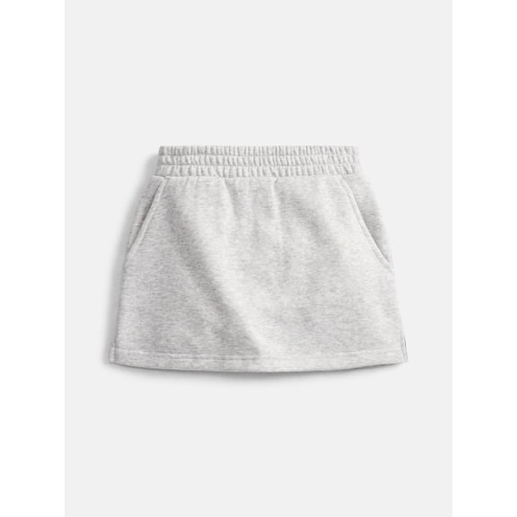 Athletic Works Girls' Active Fleece Skort, Sizes 4-18 & Plus