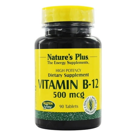 Nature's Plus - La vitamine B12 500 mcg. - 90 comprimés