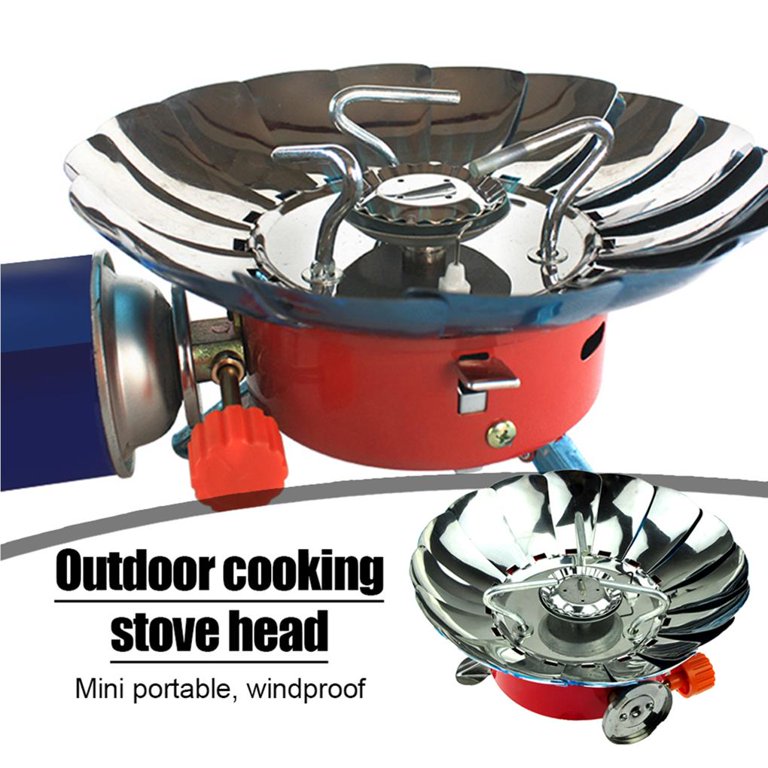 Mini Camping Stove Portable Outdoor Cooking Windproof Foldable Gas Stove  Burner for Backpacking Picnic Hiking Camping Survival - Walmart.com