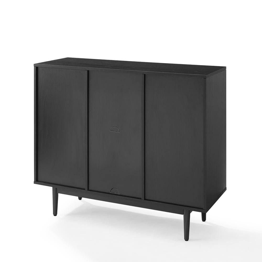 Liam 6 Cube Bookcase Black