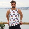 thumbnail image 6 of Fuzoiu Golf balls Men's Workout Tank Tops,Sleeveless Gym Shirt Quick Dry,Fitness Bodybuilding T-Shirt,Muscle Athletic Workout Tee-Medium, 6 of 7