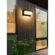 thumbnail image 4 of Lámpara de pared exterior con sensor de movimiento IP65, 20 W, para porche, balcón, jardín, CA 85-265 V, impermeable, LED, 4 of 5