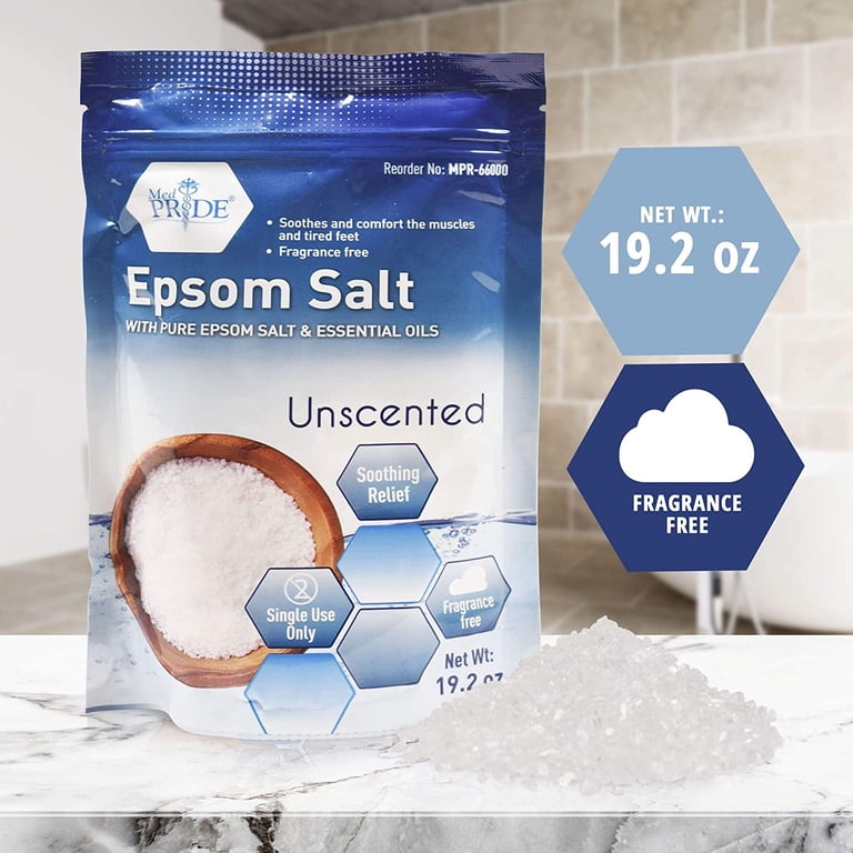 MedPride Epsom Salt for Bath and Foot Soaks, 19.2 oz photo 3