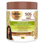 Linha Tratamento (SOS Cachos) Salon Line - Mascara Coco 500 Gr - (Salon Line Treatment (SOS Curls) Collection - Coconut Mask Net 17.63 Oz)