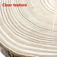 thumbnail image 3 of Gecau 15 8-9cm Unfinished Predrilled Wood Slices Round Log Discs With Brown Safe&Non-toxic 5.6x2.4 Inch, 3 of 5