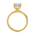 thumbnail image 4 of Pompeii Certified 3.10Ct Oval Diamond HIdden Halo Engagement Ring 14k Gold Lab Grown, 4 of 8