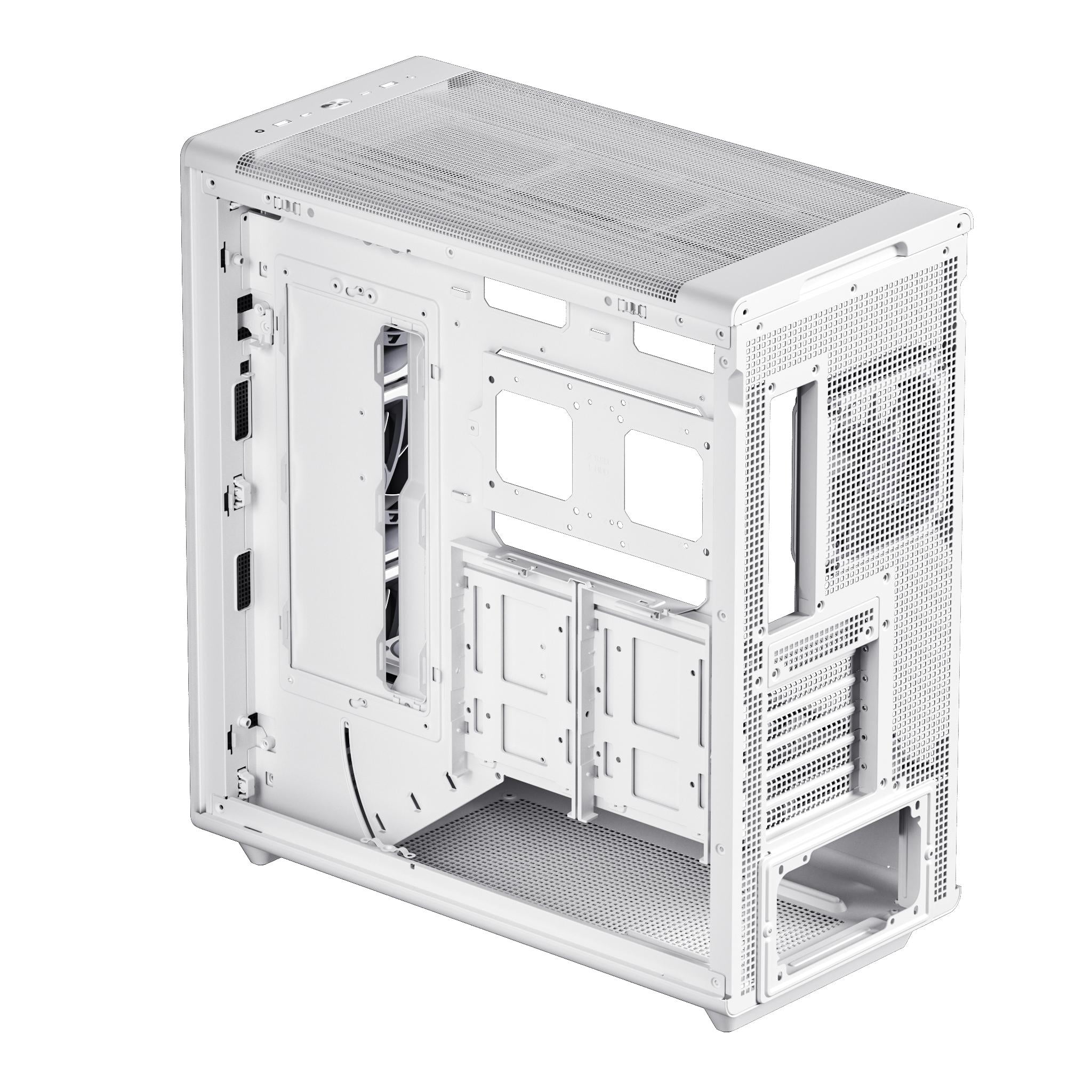 Rosewill Helium Air Mid Tower E-ATX Gaming Case, Mesh Panel, Tool-less, High-Airflow, Cable Management system, USB 3.1, included 1x 140mm PWM Fan, White