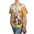 thumbnail image 4 of Welcome Fall Havanese Enjoys School Time Autumn Fall Leaves All Over Print 3D Shirt Unisex Merch Havanese Dog Lover Gifts Idea - 02013, 4 of 6