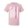 thumbnail image 2 of Survivor Awareness Flag Awareness Men's Graphic T-Shirt, Light Pink, 2XL, 2 of 3