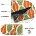 thumbnail image 6 of 6'x9' Area Rugs, Orange Green Geometric Indoor Outdoor Area Rug for Living Room Bedroom, Abstract Moire Modern Vintage Washable Bathroom Rugs Kitchen Floor Carpet Mats Home Decor Aesthetic, 6 of 8