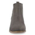 thumbnail image 3 of Journee Womens Rimi Pull On Stacked Heel Booties, Widths Available, 3 of 9