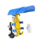 thumbnail image 1 of Soporte para teléfono de motocicleta con mini visera, soporte resistente para smartphone, universal manillar azul, 1 of 8