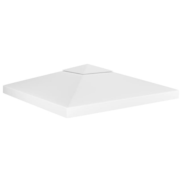 vidaXL Couverture Supérieure de Gazebo à 2 Niveaux 310 G/m2 3x3 m Blanc