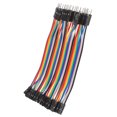 thumbnail image 2 of FELTECHELECTR 40 cables de puente para placa de pruebas, conectores macho a hembra para proyectos de circuitos electrónicos y cableado de prototipos, compatibles con cabezales de pines estándar., 2 of 6