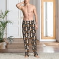thumbnail image 6 of Lsque Gnome And Pumpkin Print Men's Pajama Pants, Lounge Pant - Comfortable Home Wear,Elastic Waistband, Stylish Design-Large, 6 of 9