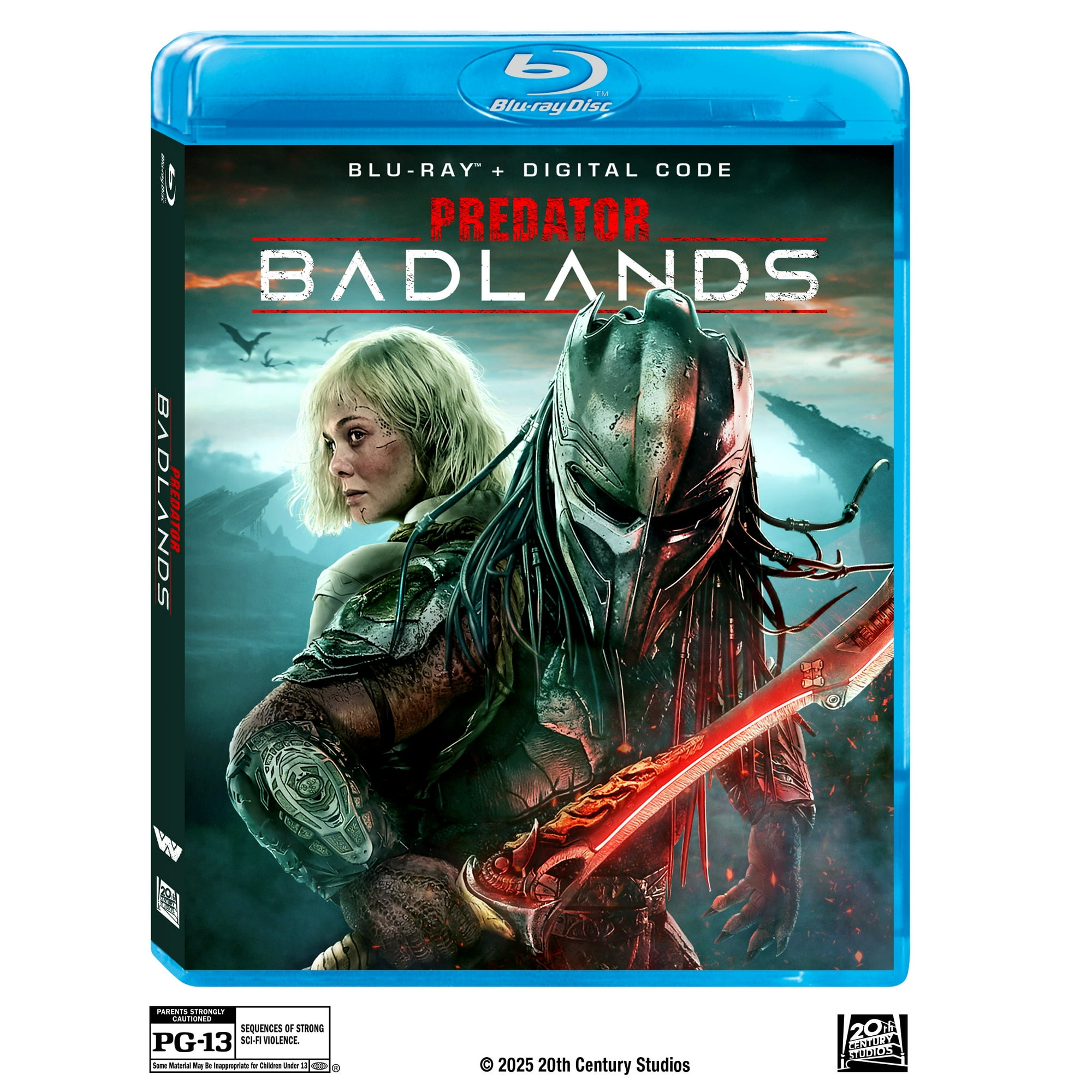 Predator: Badlands (Blu-ray + Digital Copy) 20th Century Studios, Action & Adventure, Drama