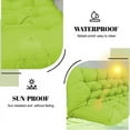 thumbnail image 6 of SDJPOI 2-3 Seater Porch Swing Replacement Cushion, Thicken 4" Waterproof Outdoor Bench Cushions with Backrest for Outdoor Furniture, 6 of 7
