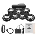 thumbnail image 6 of HuiXinOu Foldable USB Electronic Drum Pad，Portable Roll Up Drum Set with Sticks，Practice Kit for Beginners，Kids Gift，Travel, Home，Silent Play, 6 of 7