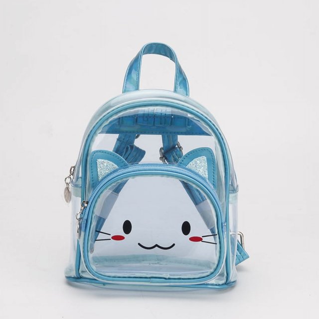 Sac à dos imperméable en PVC Transparent, petit sac à dos pour adolescentes avec impression