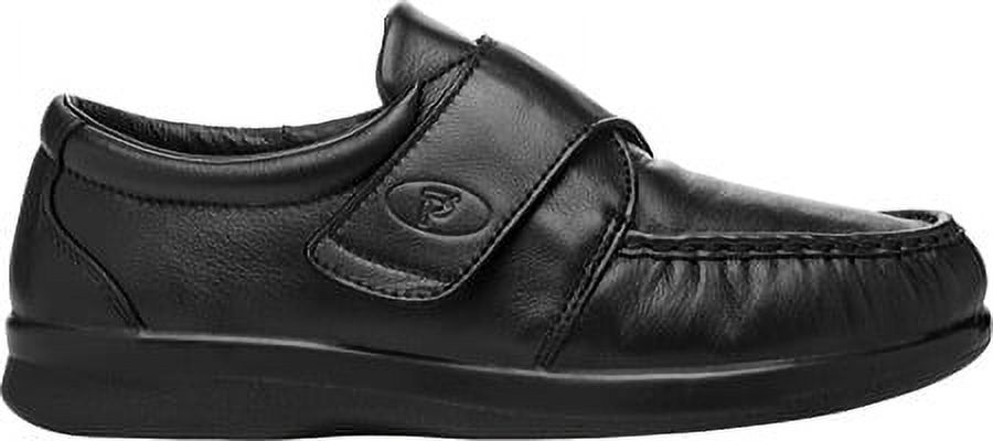 propet men's pucker moc strap shoe,black,8.5 m (us men's 8.5 d) - image 2 of 7