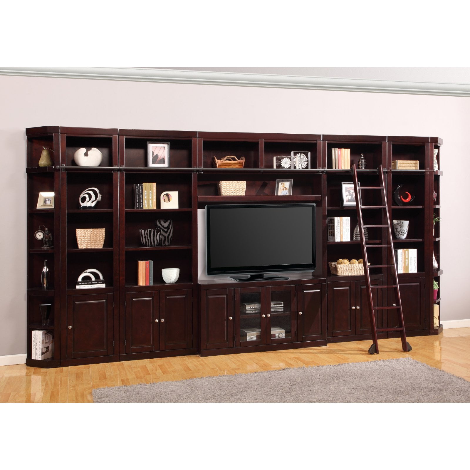 Parker House Boston Extended Library Wall Entertainment Center Parker House Boston Extended Library Wall Entertainment Center Bookcase Merlot Com