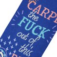 thumbnail image 4 of Cool Socks Carpe Diem Fun Print Novelty Crew Socks for Men & Women, 4 of 7