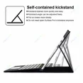 thumbnail image 4 of Étui pour Clavier pour Microsoft Surface Pro 9 8 13 Pouces 2022, Support pour Tablette, Étui en Cuir pour Surface Pro 7 Plus 7 6 5 4, Étui d'Affaires, Bleu, Surface Pro 5, 4 of 6