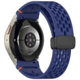 thumbnail image 5 of BotaniNest 22MM FE Silicone Sports Watch Band With Fold Over Clasp Breathable Hole Design, 5 of 5