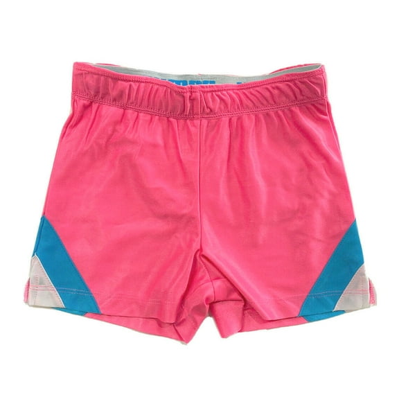 PUMA GIRLS SHORTS - SZ 2T PINK BLUE - SHINE SHORTS PANTS SPORTS SOCCER