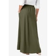 thumbnail image 3 of Jessica London Women's Plus Size Linen Maxi Skirt, 3 of 4
