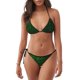 thumbnail image 1 of Balery Green Sparkling Pijama Estampado Bikini de Dos Piezas para Mujer - Conjunto de Bikini Ajustable Sexy y Cómodo para Playa, 1 of 6
