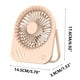 thumbnail image 5 of Gran Descuento, Ventilador USB de 7 pulgadas, silencioso, de viento fuerte, pequeño, plegable, con 3 velocidades, ajustable, con cable USB, para el hogar, la oficina y el escritorio Akmoler, 5 of 6