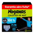 thumbnail image 2 of Ninjamas Boys Bedwetting Nighttime Underwear, Size S/M (38-70 lbs), 2 of 24