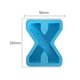 thumbnail image 1 of Molde de silicona para letras del alfabeto | Molde flexible de resina de jabón azul para velas para hornear • 1 pieza de forma de letra inglesa | Reutilizable antiadherente | Manualidades DIY, arte, 1 of 2