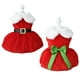 thumbnail image 3 of Falda de Navidad para mascotas, vestido de lana Polar para perros pequeños, ropa para mascotas, accesorios para perros de vacaciones, vestido de Papá Noel para mascotas, Feliz Navidad, 3 of 4