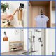 thumbnail image 4 of Gancho para Utensilios Giratorio de 360°, Juego de 5 Piezas, Autoadhesivo, Resistente, para Armario de Baño y Cocina, 4 of 5