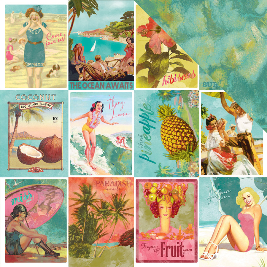 Utopia DoubleSided Cardstock 12"X12"Enhancements CutApart 3"X4